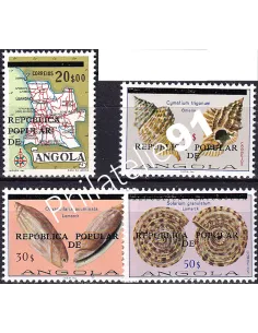 Angola, n° 614A à 614D, collection timbres thématiques