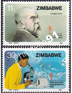 Zimbabwe, n° 43 à 44, collection timbres thématiques
