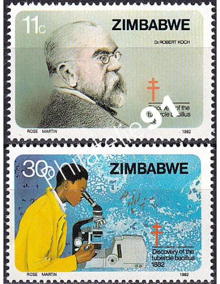Zimbabwe, n° 43 à 44, collection timbres thématiques