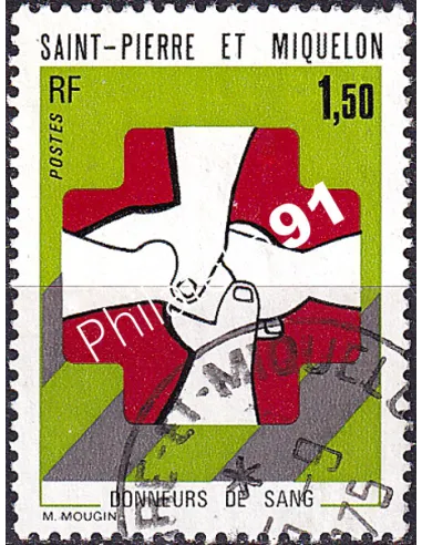St-Pierre et Miquelon, n° 436 oblitéré, Collection Timbres Dom-Tom
