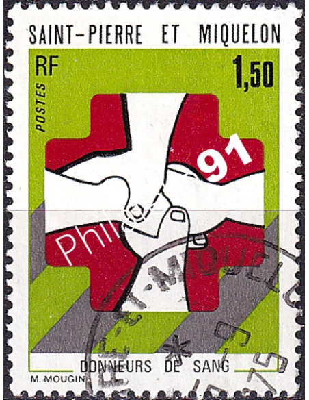 St-Pierre et Miquelon, n° 436 oblitéré, Collection Timbres Dom-Tom