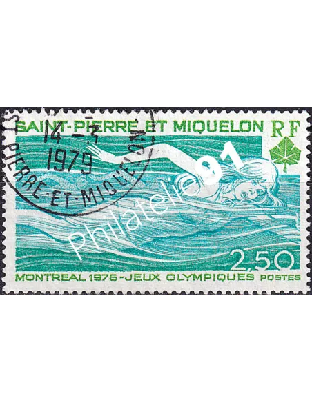 St-Pierre et Miquelon, n° 451 oblitéré, Collection Timbres Dom-Tom