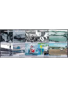 Saint-Pierre et Miquelon, n° 727 à 736, timbres Dom-Tom