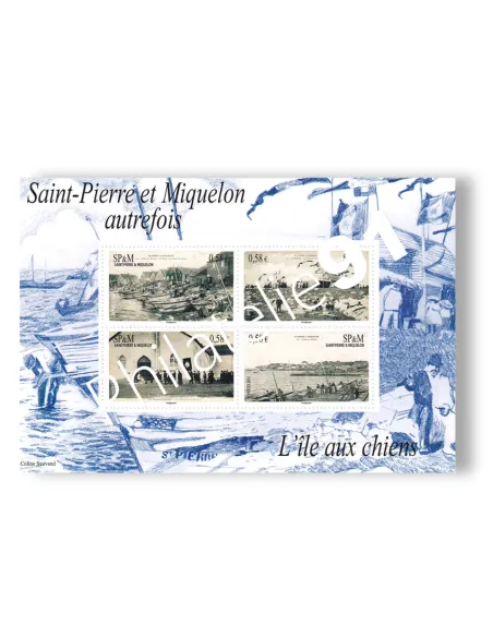 Saint-Pierre et Miquelon, BF n° 16, timbres Dom-Tom