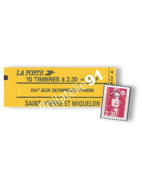 St-Pierre et Miquelon, Carnet n° C518, timbres Dom-Tom