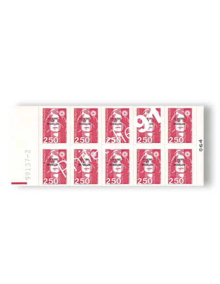 St-Pierre et Miquelon, Carnet n° C557, timbres Dom-Tom