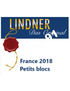 Lindner, FRANCE Petits blocs 2018, matériel philatélique