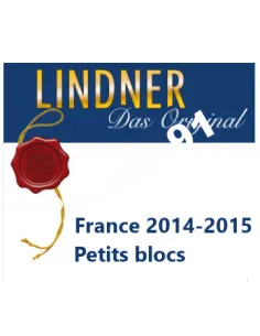 Lindner, FRANCE Petits blocs 2014- 2015, matériel philatélique