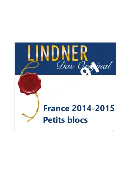 Lindner, FRANCE Petits blocs 2014- 2015, matériel philatélique
