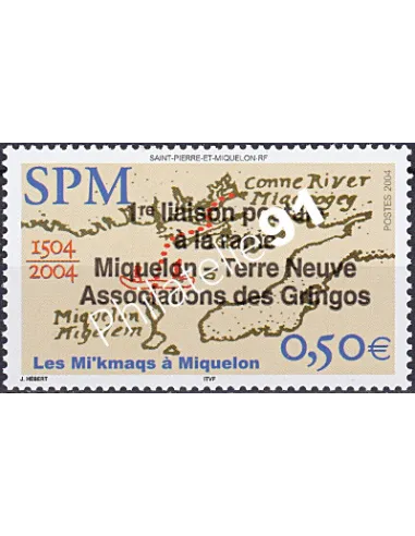 Timbre de Saint-Pierre et Miquelon n°  819,Timbres dom tom