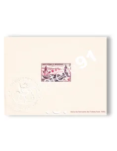 St-Pierre & Miquelon, Épreuve de luxe, n° 356, timbres colonies