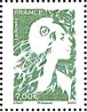 Timbre issu de l'Affiche Marianne de l'Avenir, collection France