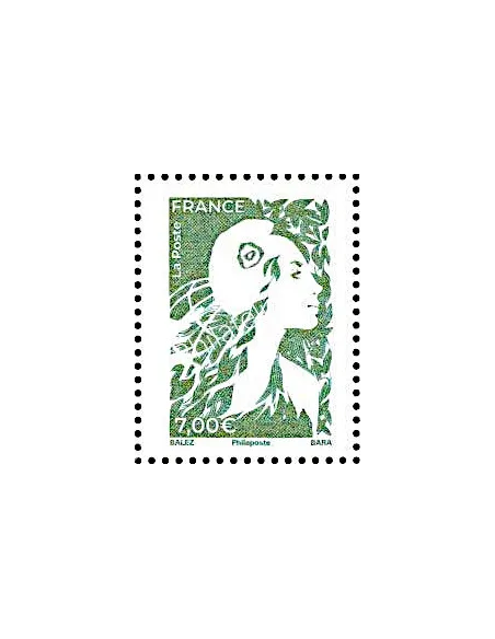 Timbre issu de l'Affiche Marianne de l'Avenir, collection France