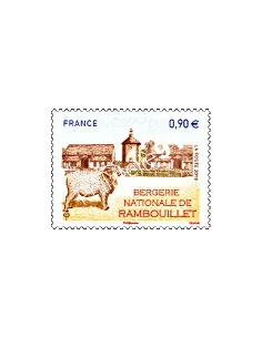 Timbre n° 4444 - Bergerie nationale de Rambouillet (Yvelines)