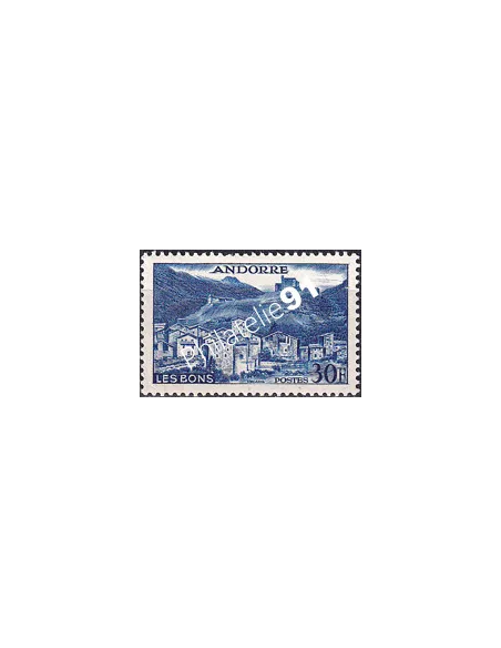 Timbre n° 150 charnière, collection timbres Andorre Français