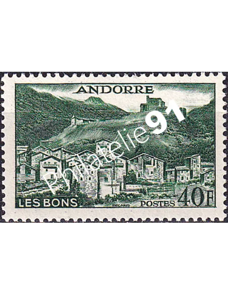 Timbre n° 151, collection timbres Andorre Français