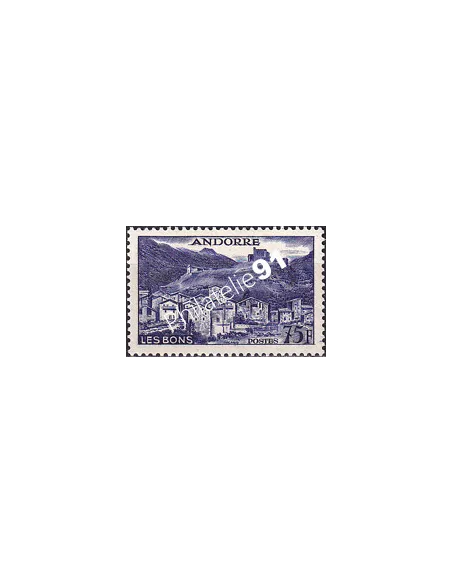 Timbre n° 153, collection timbres Andorre Français