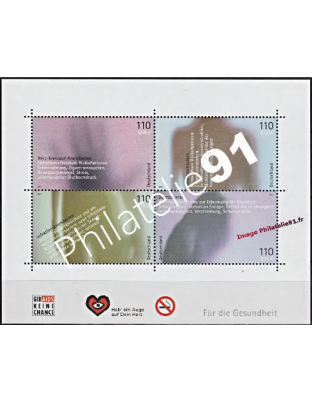 Timbres neufs d’Allemagne - RFA - BF n° 53.Thématique :  Médecine