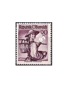 Autriche, n° 749B, collection timbres Europe