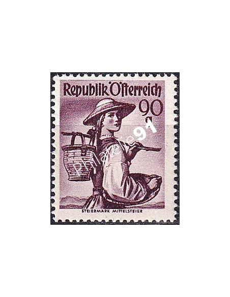 Autriche, n° 749B, collection timbres Europe