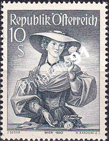 Autriche, n° 754A, collection timbres Europe