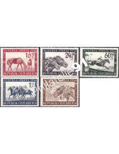 Autriche, n° 648 à 652, collection timbres Europe