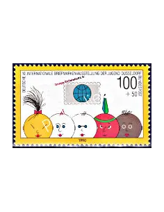 Timbre d’Allemagne - RFA n° 1304. Thématique : Enfance