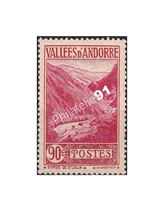 Timbre n° 38, collection timbres Andorre Français