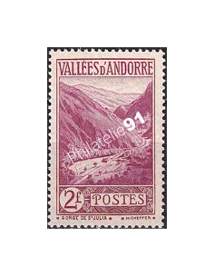 Timbre n° 41, collection timbres Andorre Français