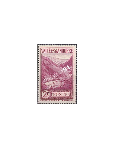Timbre n° 41, collection timbres Andorre Français