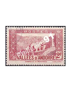 Timbre n° 81 oblitéré, collection timbres Andorre Français