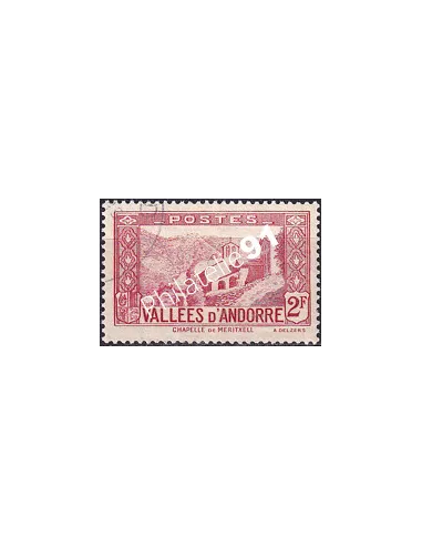 Timbre n° 81 oblitéré, collection timbres Andorre Français