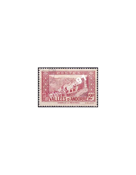 Timbre n° 81 oblitéré, collection timbres Andorre Français