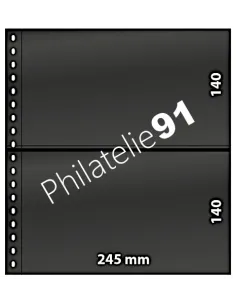 LINDNER - OCCASION  Lot de 10 pages OMNIA 2 poches