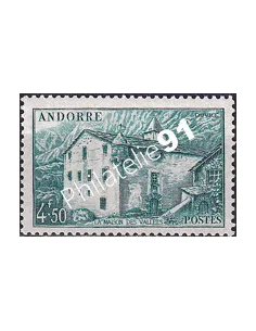 Timbre n° 108A charnière, collection timbres Andorre Français