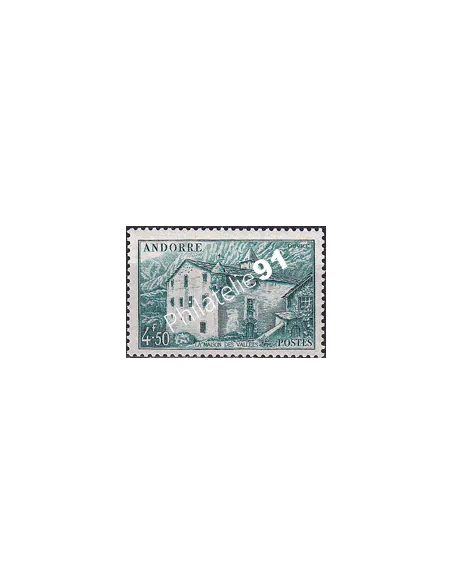Timbre n° 108A charnière, collection timbres Andorre Français