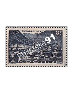 Timbre n° 127 charnière, collection timbres Andorre Français