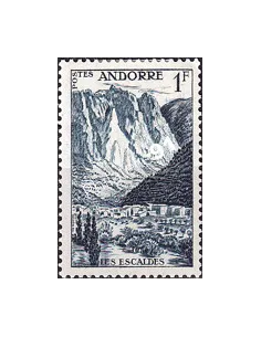 Timbre n° 138 charnière, collection timbres Andorre Français