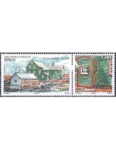 Saint-Pierre et Miquelon, n° 1261 à 1262, paire, collection Dom-Tom