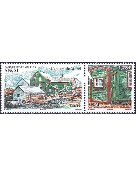 Saint-Pierre et Miquelon, n° 1261 à 1262, paire, collection Dom-Tom
