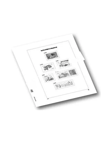 Album DAVO Saint Pierre et Miquelon 2023, matériel philatélie, jeux complémentaires