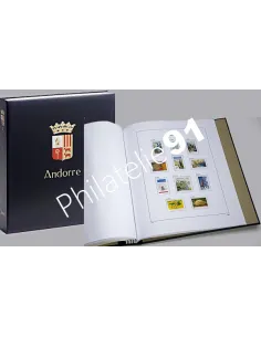 DAVO ANDORRE FRANCAIS 2023 + reliure + étui, matériel philatélie