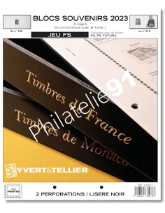 Pages pour Blocs souvenirs FS 2023, Jeux 2023 Yvert et Tellier