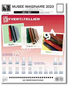 Pages SC Musée imaginaire 2023, Jeux 2023 Yvert et Tellier