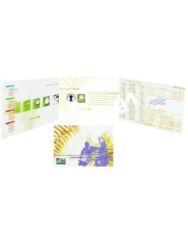 Carton souvenir  (3 volets) - Coupe du Monde Rugby 2007 en France