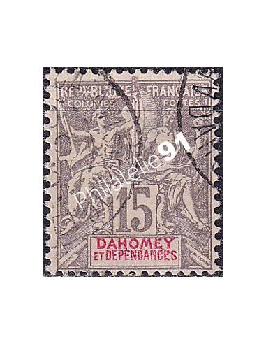 Dahomey, n° 3 oblitéré, collection timbres Colonies