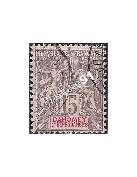 Dahomey, n° 3 oblitéré, collection timbres Colonies