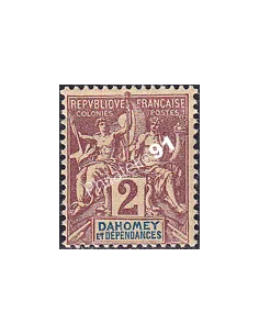 Dahomey, n° 7 charnière, collection timbres Colonies