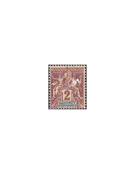 Dahomey, n° 7 charnière, collection timbres Colonies