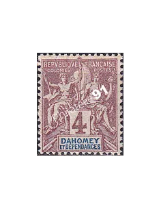 Dahomey, n° 8 charnière, collection timbres Colonies